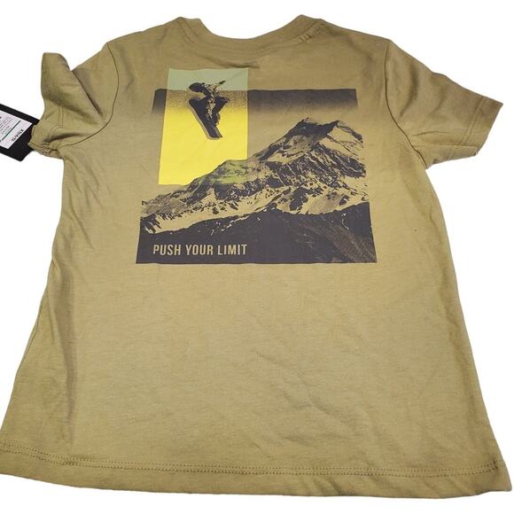 Boys Art Class Snowboarding Shirt Push Your Limit Size XSmall 4/5 NEW TShirt - Picture 5 of 5